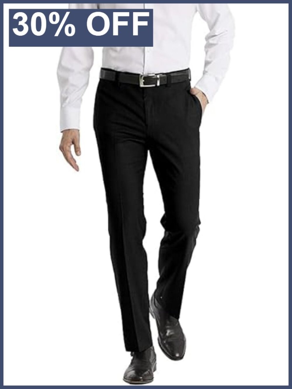 Calvin Klein Modern Fit Dress Pants Men's Performance Stretch Flat Front
